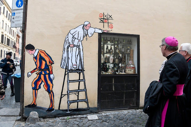 Nghệ sĩ vẽ tranh đường phố (graffiti) được chọn để minh họa thông điệp Mùa Chay của Đức Thánh Cha