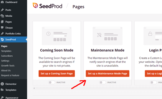 how to change wordpress theme, putting your wordpress website in maintenance mode