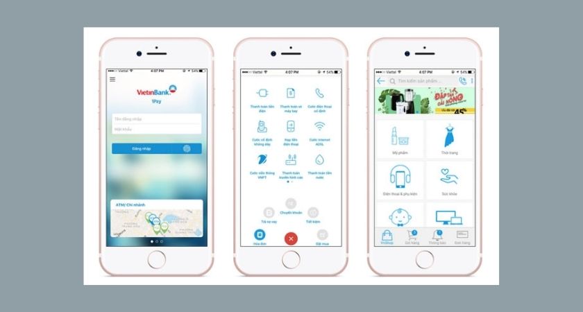 Xem tổng thu chi Vietinbank