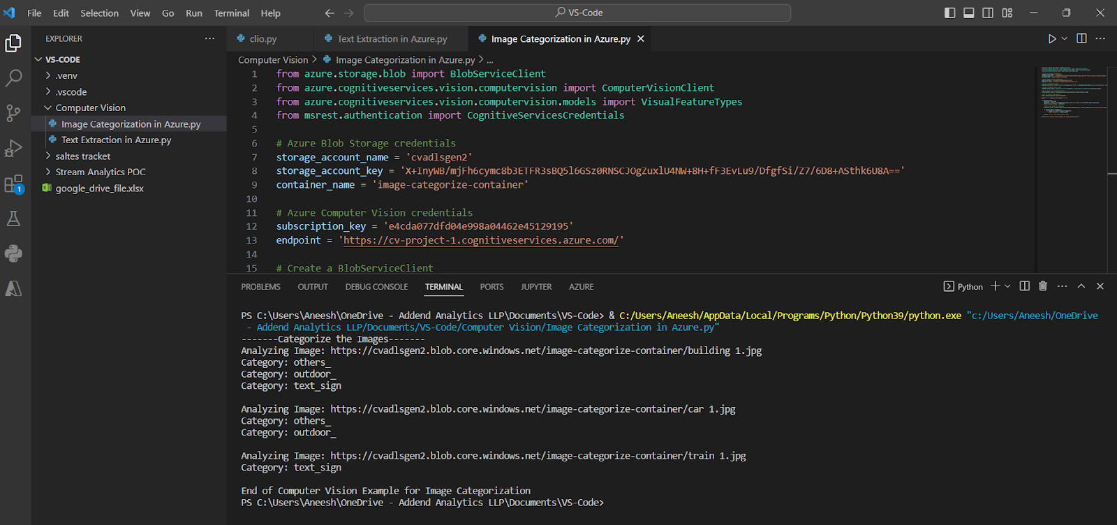 Text Extraction and Image Categorization using Azure Cognitive Services - 14