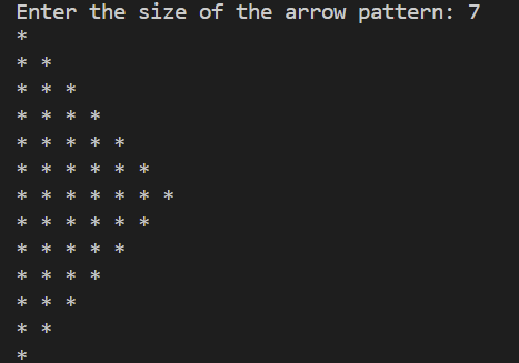 arrow pattern