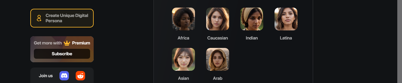 romantic ai ethnicity