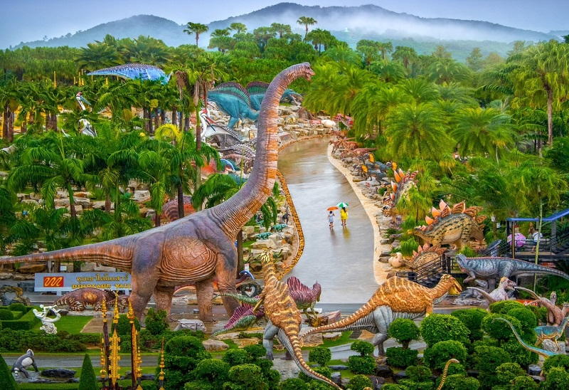 Công viên khủng long Nongnooch tại Thái Lan
