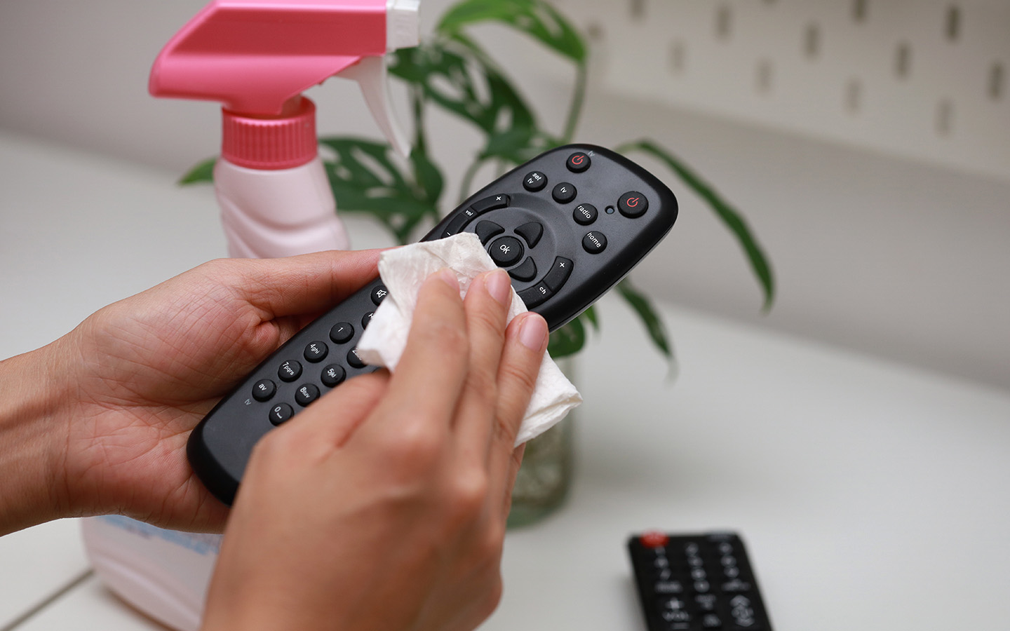 Clean the remote after following how to clean tv screen tips