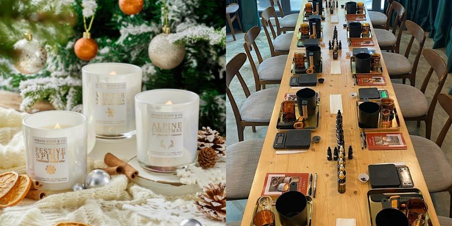 hiraya scent & co festive candles and workshop