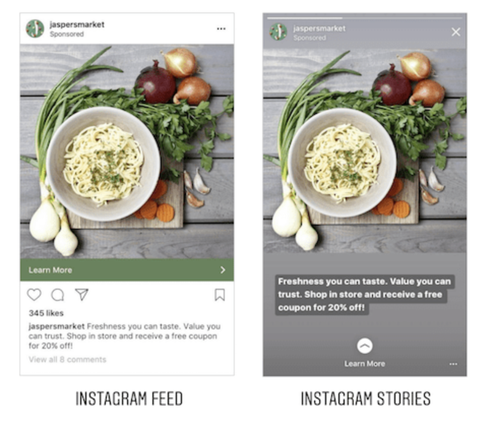 Instagram story ads vs. feed ads