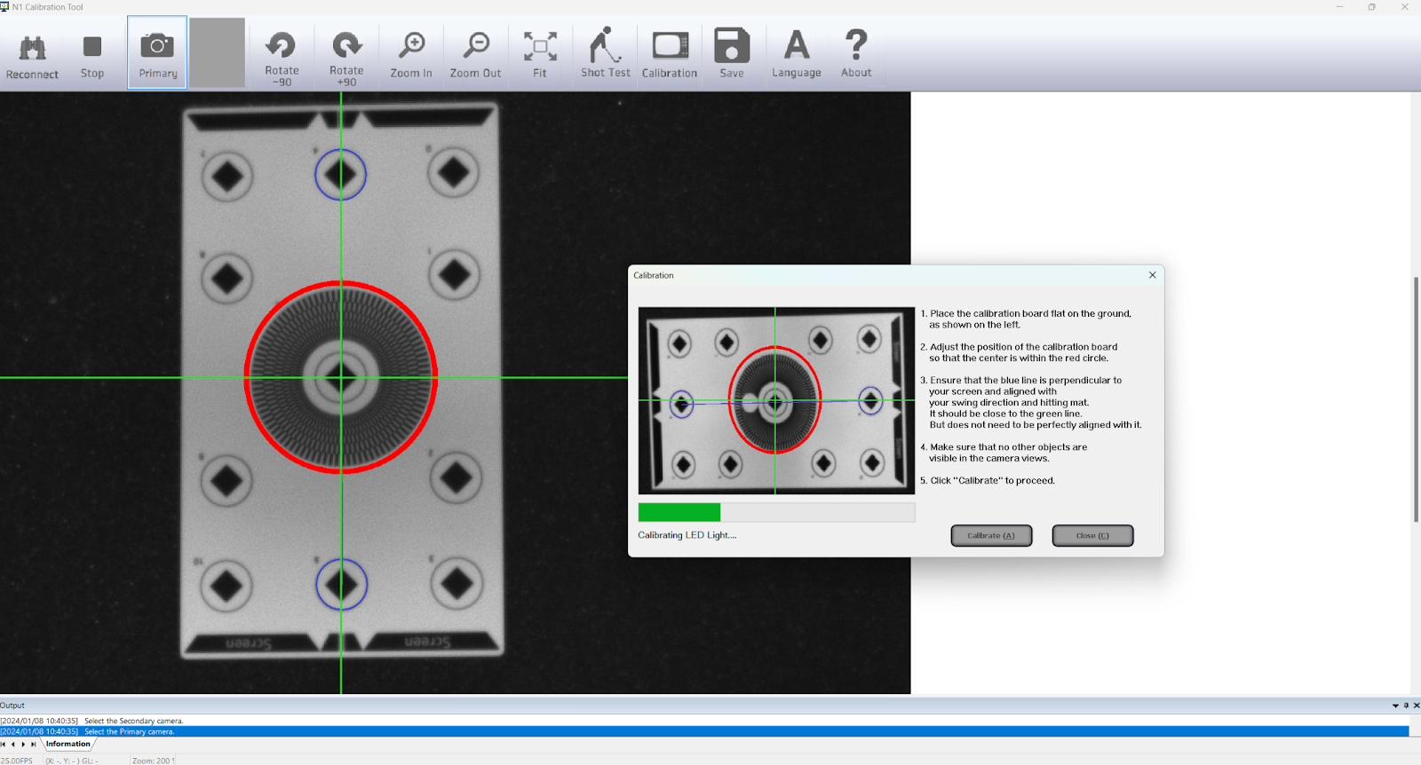 NVISAGE N1 Launch Monitor-calibration-guide-5