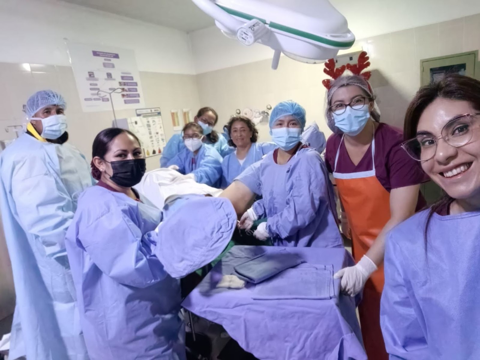 Bebé de más de 3 kilos es la primera nacida en Navidad en Huaraz. Nacimiento se produjo en el hospital Víctor Ramos Guardia. ANDINA/Difusión