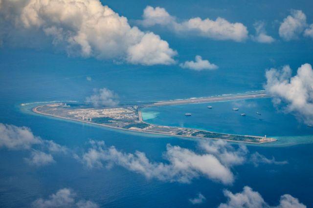 Hình ảnh Đá Subi trong quần đảo Trường Sa vào năm 2022