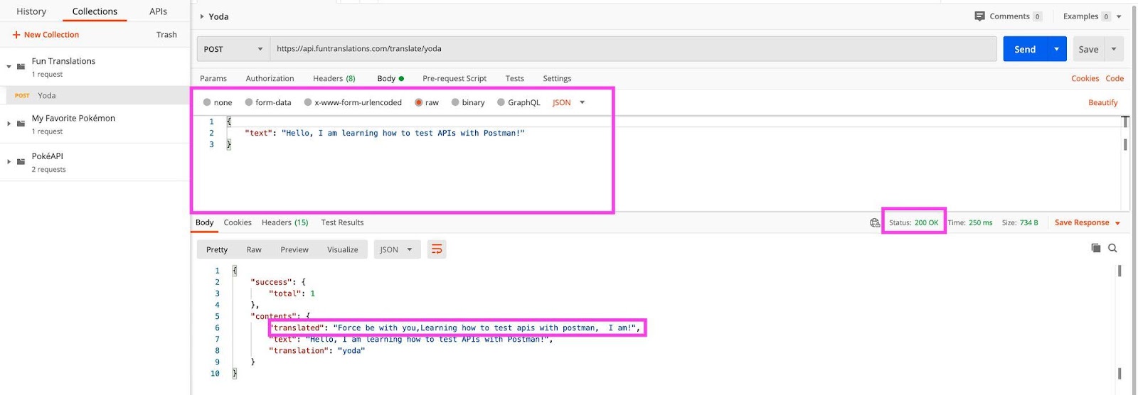 postman-successful-post-body-yoda-api