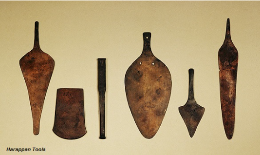 Copper and Bronze tools used by Indus Valley People