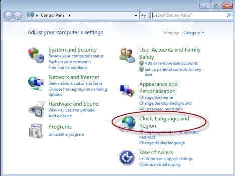 non-Unicode Programs, language, set, change, Windows