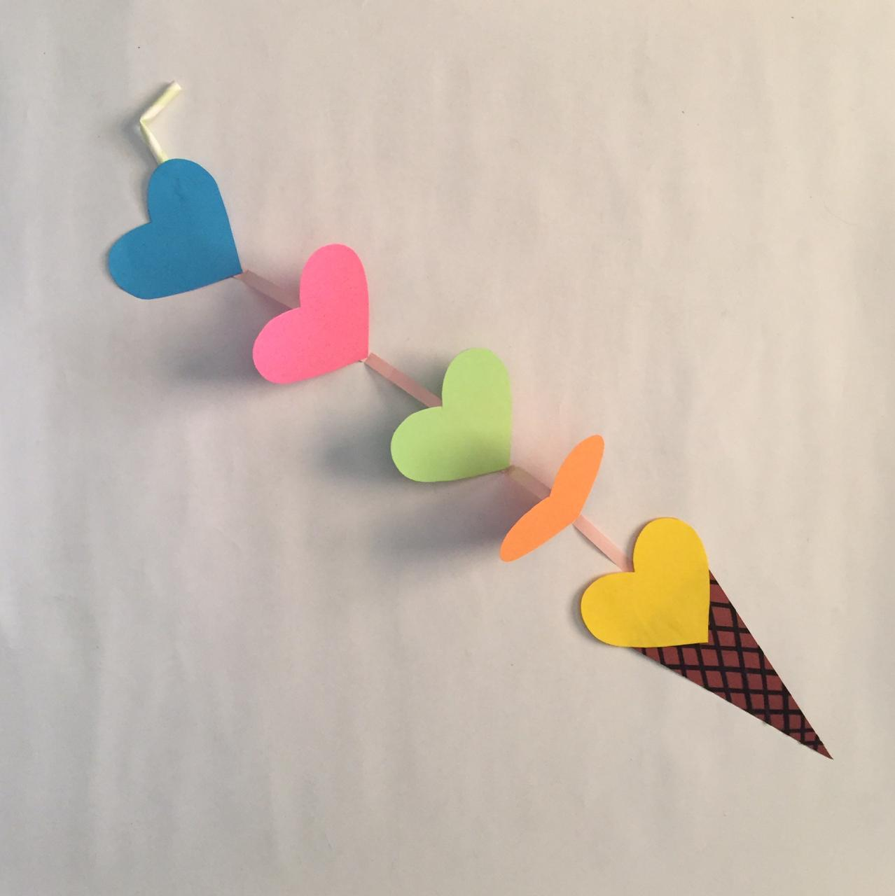 Make a Ice Cream Message Dangler DIY Paper Craft Activity