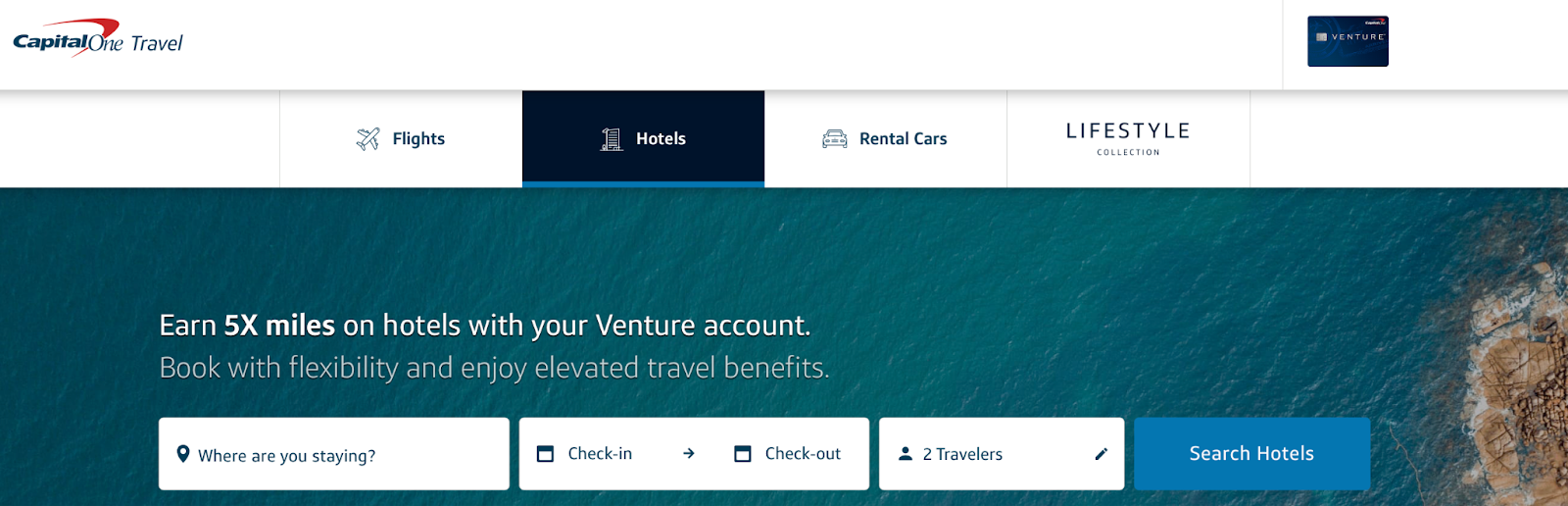 capital one travel portal flights