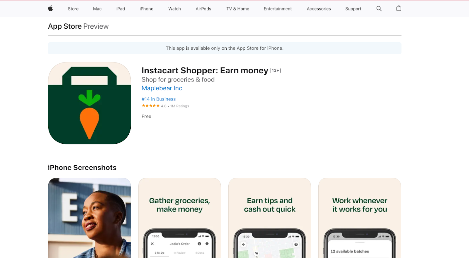 instacart app