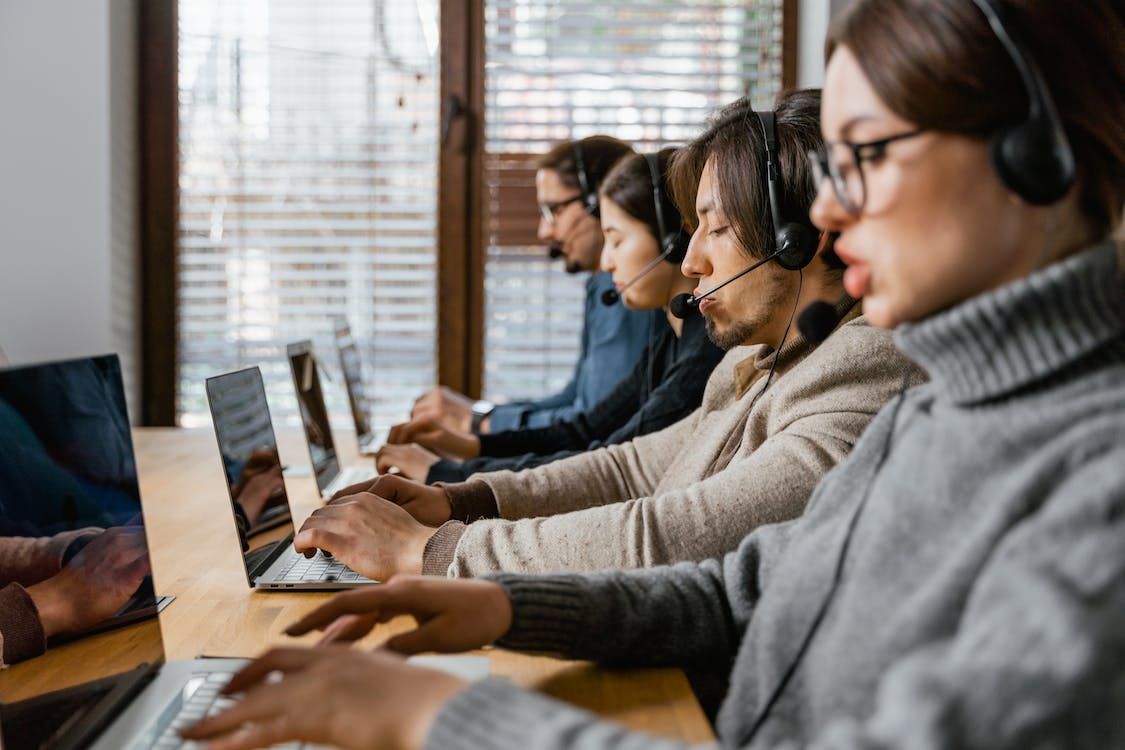 Free People Using Their Laptops Stock Photo