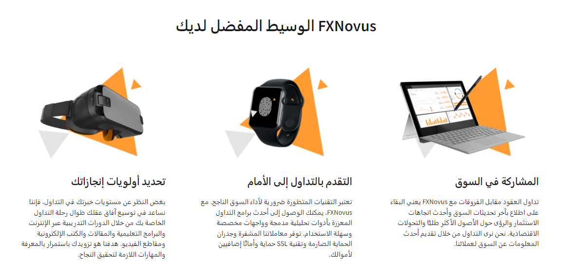 اكتشف المزيد عن وسيط FXNovus المنظم على موقعهم على الويب.