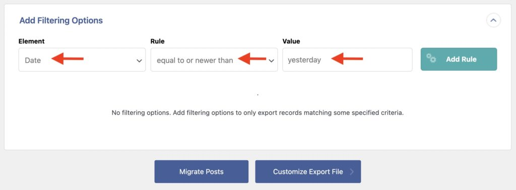 Exporting Data From JetEngine Custom Fields - Add Filters