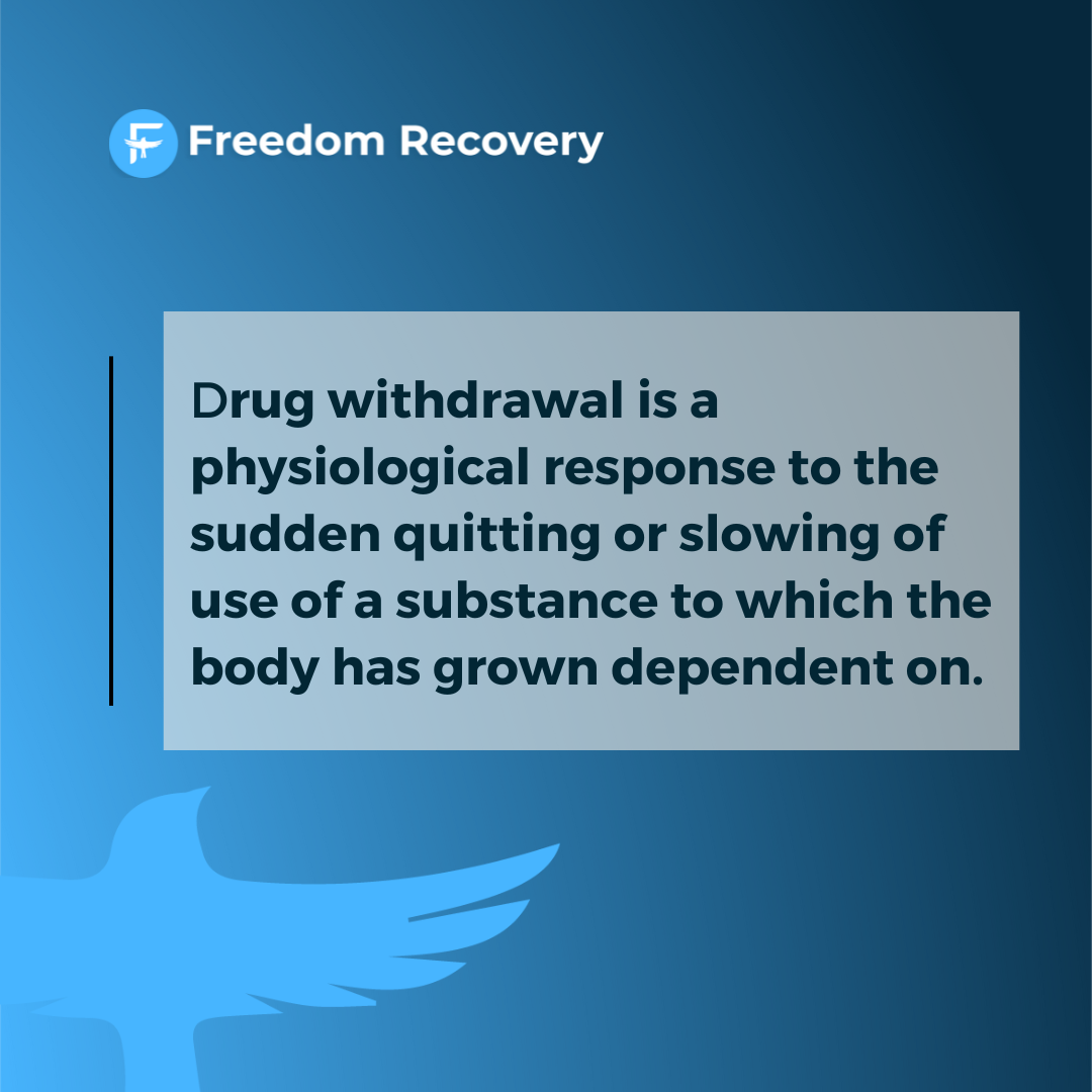 symptoms of drug withdrawal