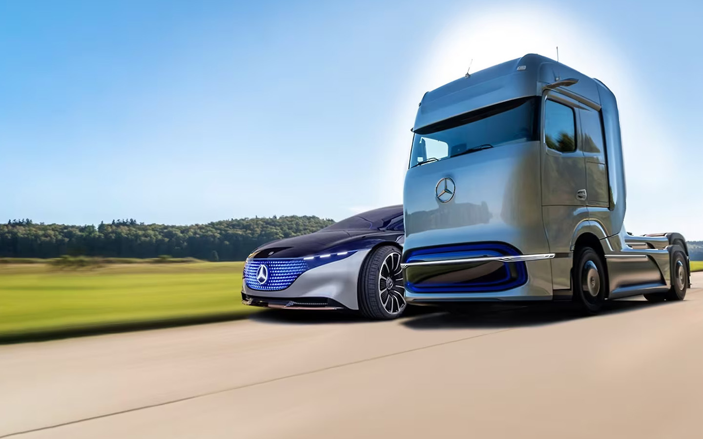 mercedes-benz history shows the brand's entrance into heavy vehicle market