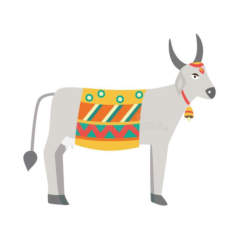 Indian Holy Cow Stock Illustrations – 428 Indian Holy Cow Stock  Illustrations, Vectors & Clipart - Dreamstime