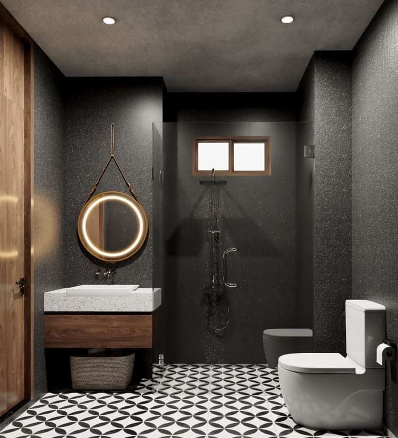 Thiết kế không gian phòng tắm 5x16m 2 tầng