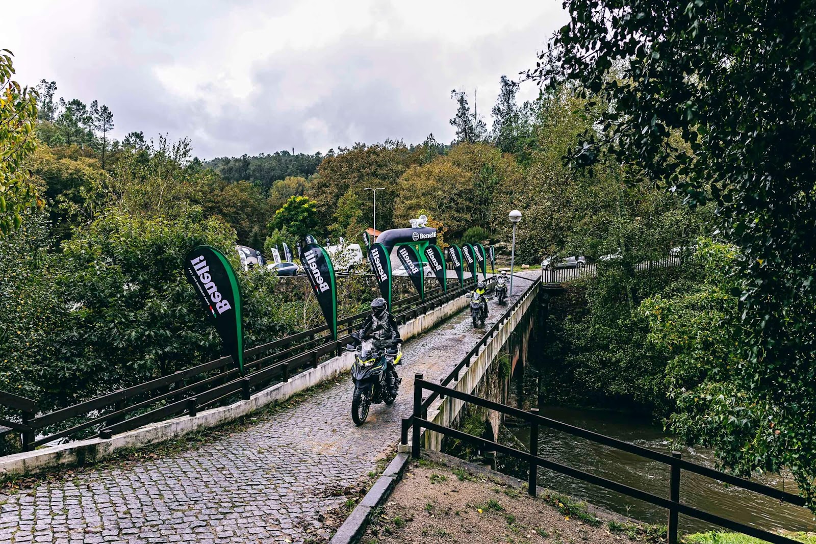 A saída do belo Parque Molinológico de Oliveira de Azeméis