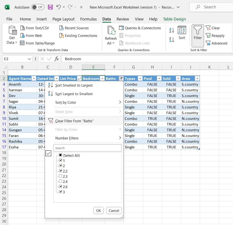 All About Filtering And Sorting In Excel