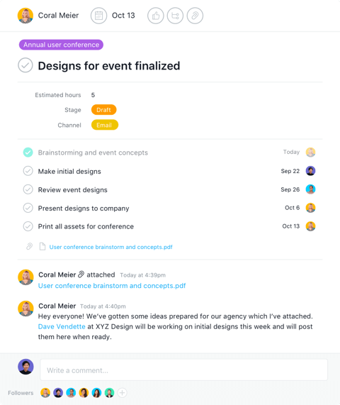 Team Collaboration Features for Asana