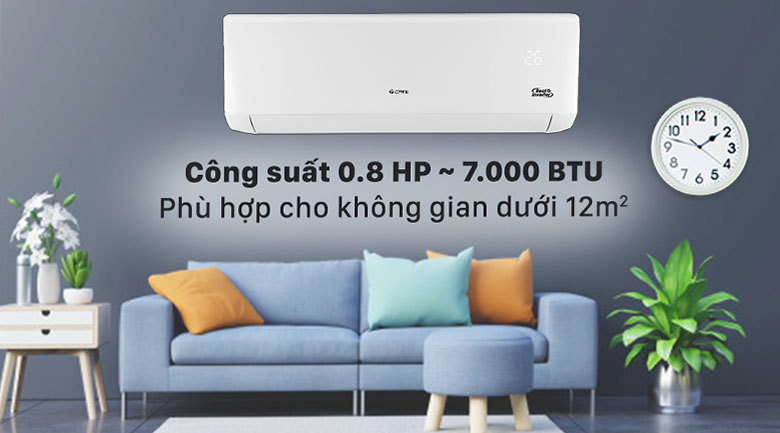 Dàn lạnh Multi Gree Inverter 0.8 HP GWC07AAB-K6DNA1B - Phù hợp với không gian dưới 12 mét vuông