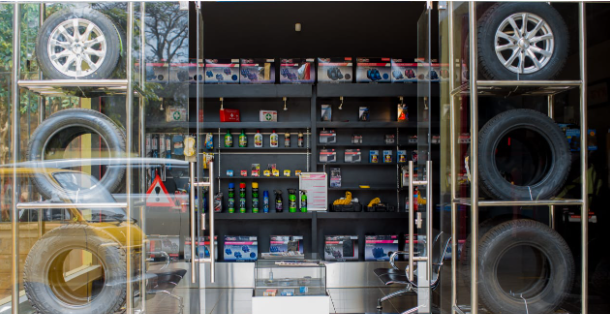 motor vehicle accessories shop