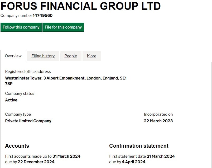Forus Financial Group: отзывы клиентов о  компании в 2024 году