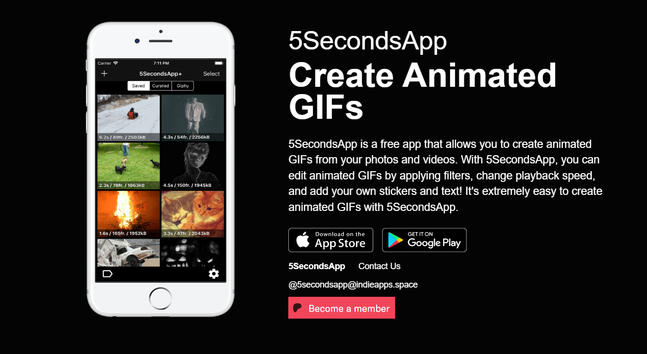 5secondsapp gif maker app