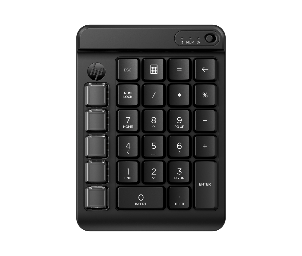 A black keyboard with white numbers

Description automatically generated