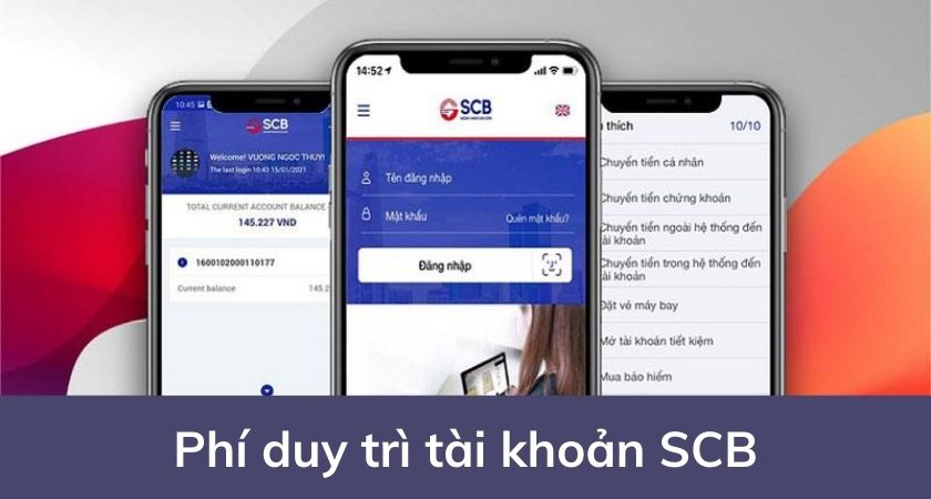 Phí duy trì tài khoản SCB