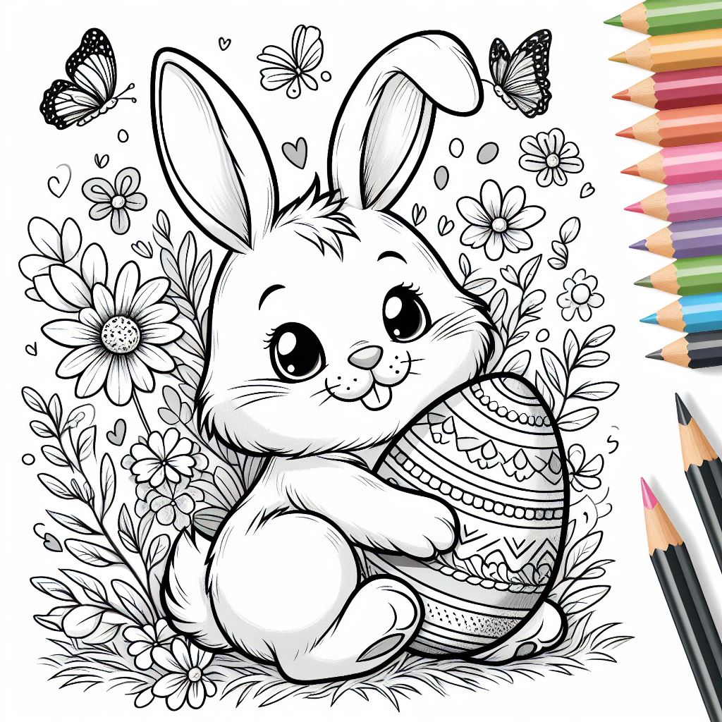 desenhos de coelhinho para colorir