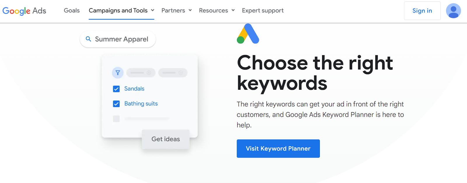 Google Ads Keyword Planner