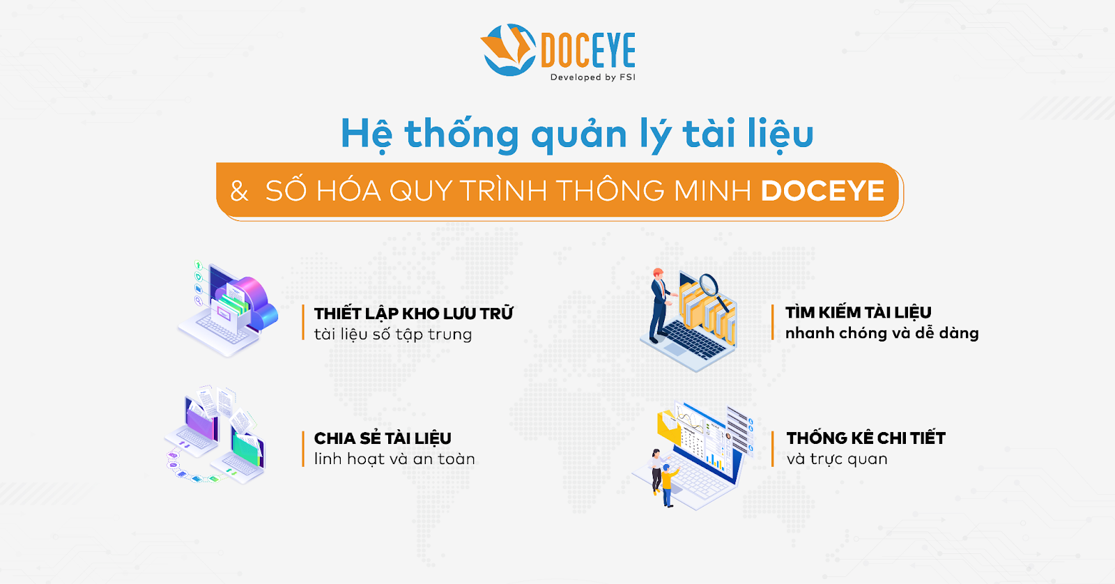 Những tính năng chính giúp DocEye quản lý hồ sơ của doanh nghiệp hiệu quả