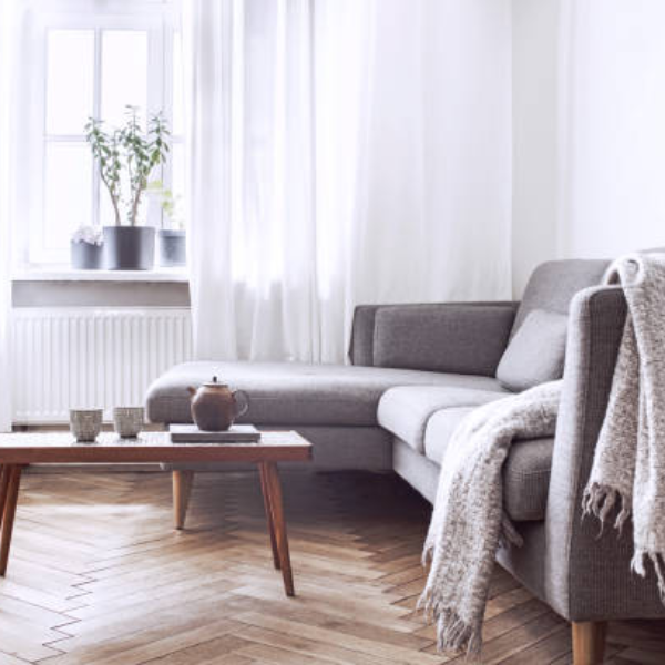 scandinavian design living room