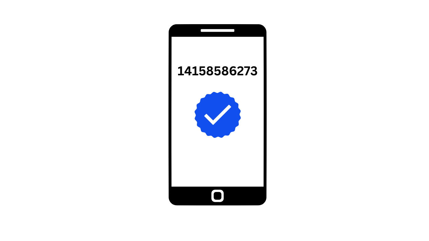 an illustration of phone number verification
