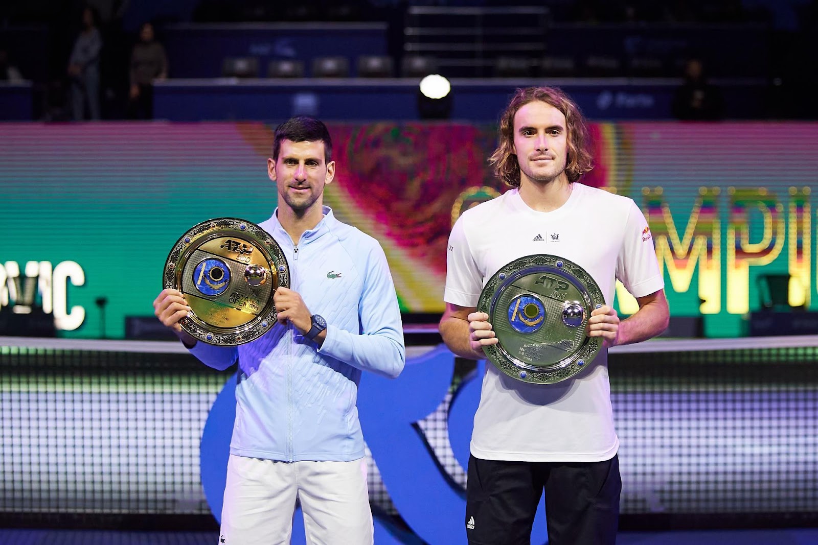 ATP 500 Astana Open finalists – Novak Djokovic, Stefanos Tsisipas