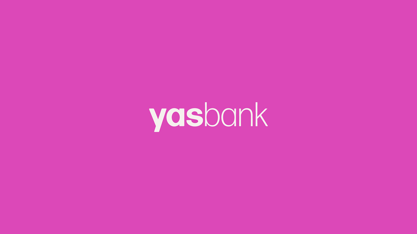 Background pink with logotype Yasbank