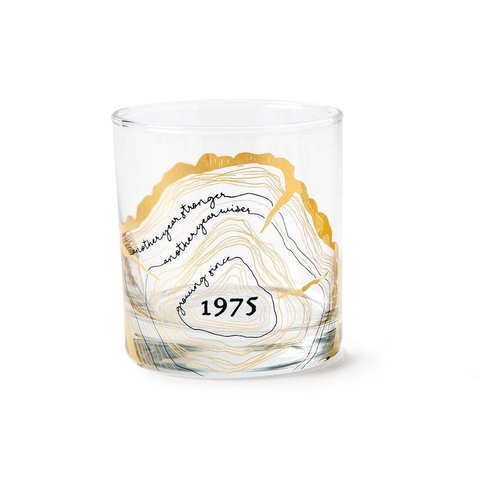 Rings of Celebration Birthday Glass