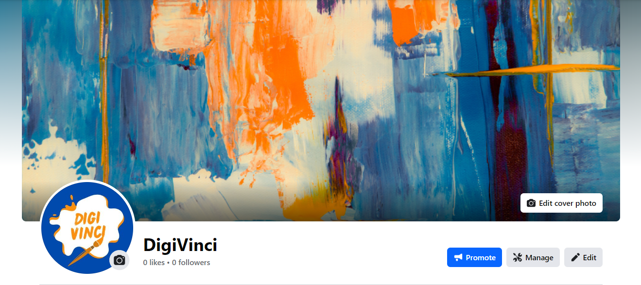 DigiVinci's profile and cover photo.
