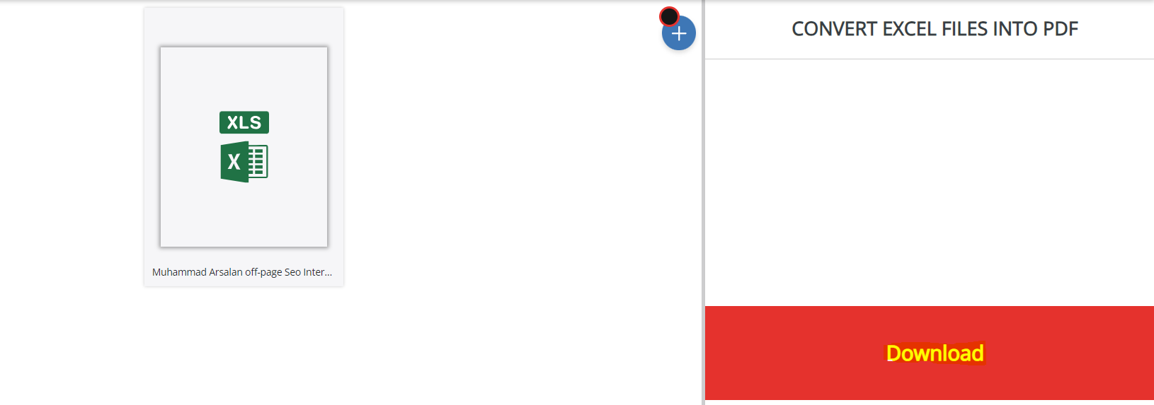 PDF To EXCEL