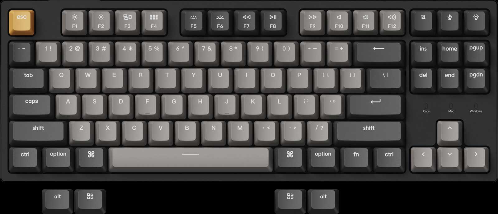 Keychron C1 Pro QMK/VIA Wired Mechanical Keyboard