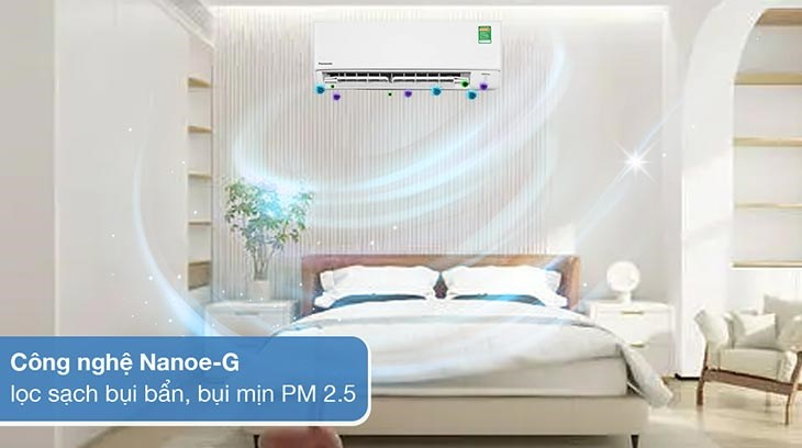 Công nghệ lọc bụi bẩn trên điều hòa Panasonic