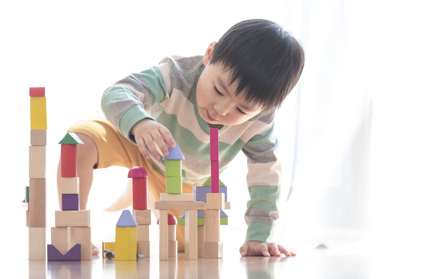 3歳児の積み木遊びの遊び方