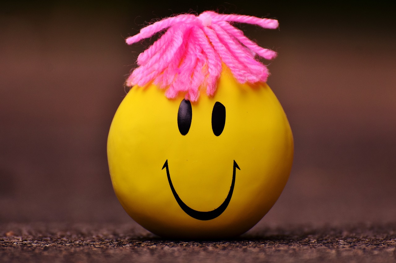 Smiley stress balls