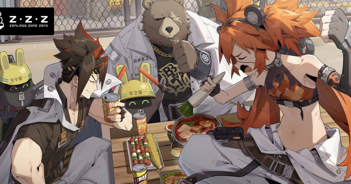 Characters eating 